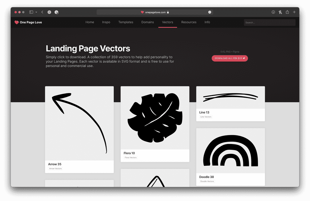 Landing Page Vectors